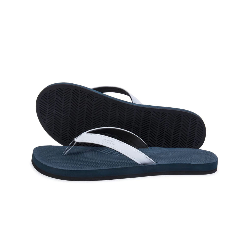 Women's Blue + Light Blue Eco-friendly Flip Flops