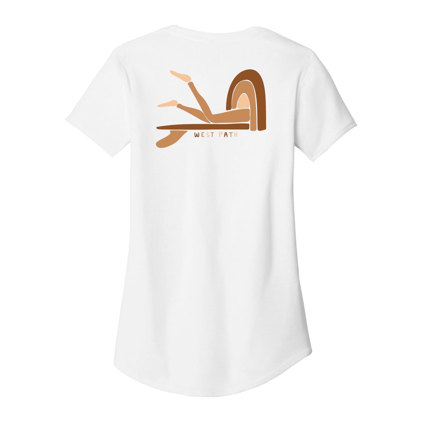 Women's Organic Scoop Neck - Surfer Tee