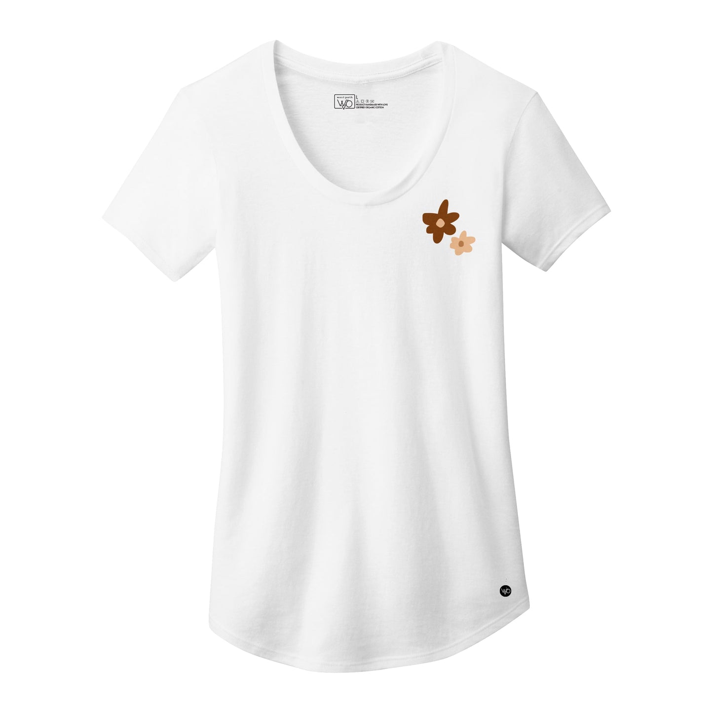Women's Organic Scoop Neck - Surfer Tee