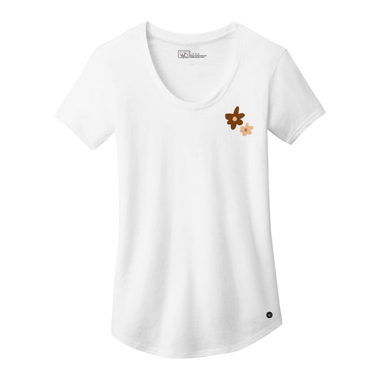 Women's Organic Scoop Neck - Surfer Tee